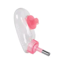 Biberon Clipsable pour Boite de Transport Chien Pliable Rose 