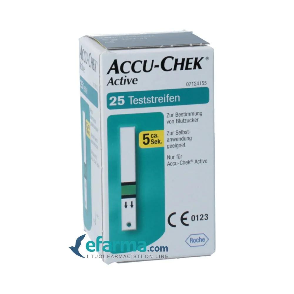 Accu-Chek Active Strisce Reattive Glicemia 25 Pezzi