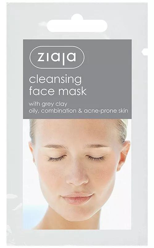 Ziaja Máscara Facial De Limpeza com Argila Cinza 7ml