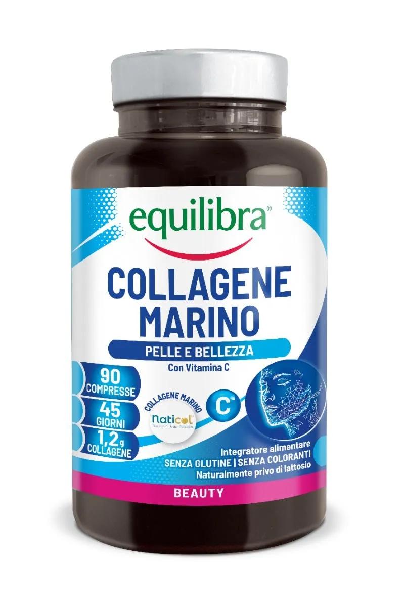 Equilibra Collagene Marino Pelle e Bellezza con Vitamina C 90 Compresse