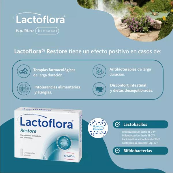 Lactoflora Restore Adults 20 Capsules