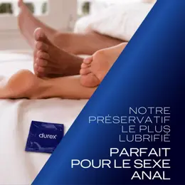 Durex Préservatifs Perfect Gliss - 10 Préservatifs - Idéal pour le Sexe Anal