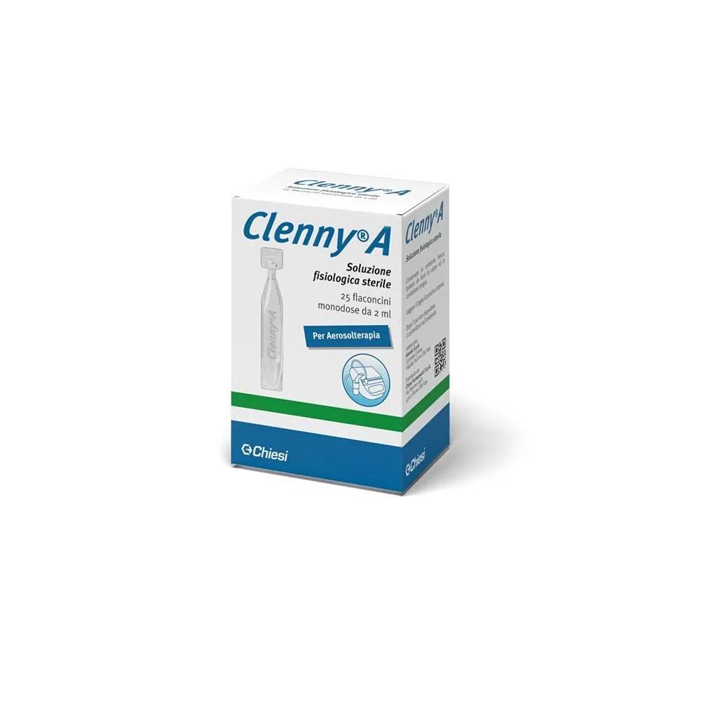 Clenny A Soluzione Fisiologica Sterile Per Aerosolterapia 25 Flaconcini Monodose 2 ml