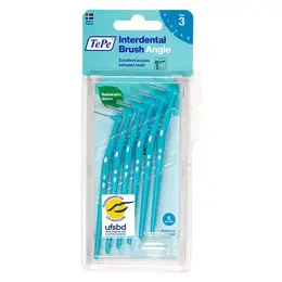 TePe Brossette Interdentaire Angle Eco-Responsable ISO 3 / 0,6mm 6 brossettes