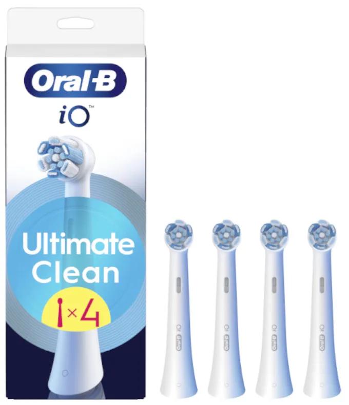 Pièces de rechange pour brosse à dents électrique Oral-B iO Ultimate Clean, lot de 4