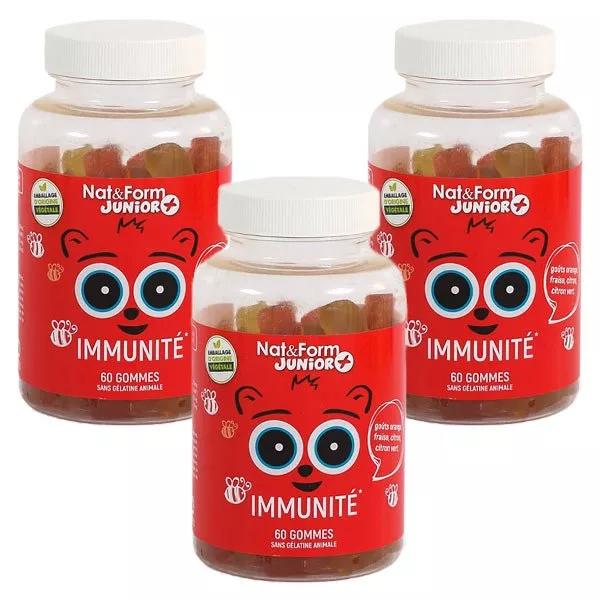 Nat & Form Junior Inmunidad 3 x 60 chicles