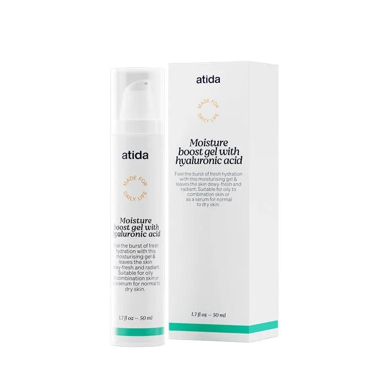 Atida Crema-Gel Idratante Viso Con Acido Ialuronico 50 ml