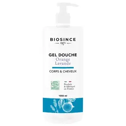 Biosince 1975 Gel Douche Corps & Cheveux Orange Lavande Bio 1L