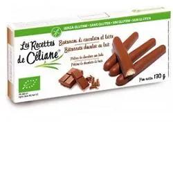 Les Recettes de Céliane Bastoncini Ricoperti di Cioccolato al Latte 130 g