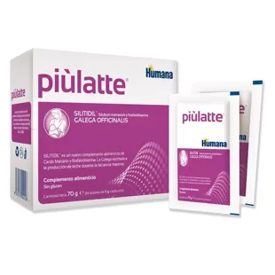 Humana Baby Piùlatte Produção de Leite Materno 14 saquetas de 5 gr
