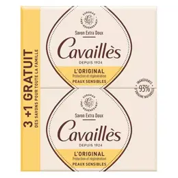 Rogé Cavaillès Savon Surgras Extra Doux 250g Lot de 3 + 1 gratuit