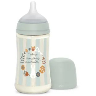 Suavinex Wonderland Garrafa de Fluxo Médio Verde +3m 270 ml