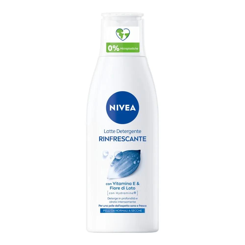 Nivea Latte Detergente Rinfrescante Latte Detergente Viso Idratante e Delicato 200 ml