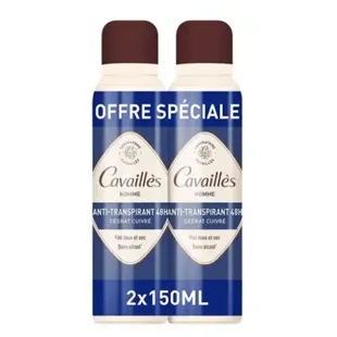Rogé Cavaillès Deodorante ABSORB+ 48h Uomo Spray 150ml x2