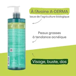 A-Derma Biology AC Gel Moussant Nettoyant Purifiant 400 ml