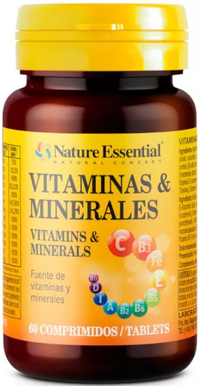 Nature Essentiële Vitaminen & Mineralen 60 Tabletten