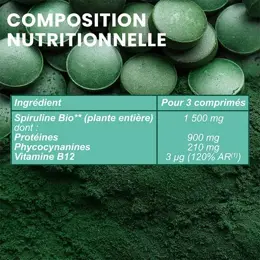 Santarome Bio Spiruline Bio 60 comprimés