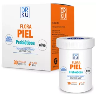 DRKU Flora Skin 30 Vegetable Capsules