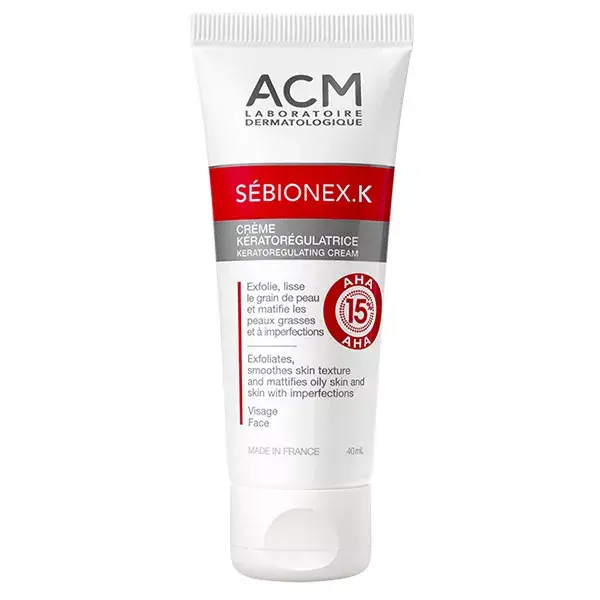 ACM Sébionex K Crème Kératorégulatrice 40ml