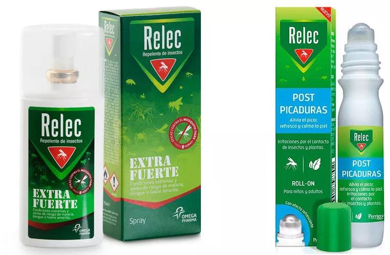 Relec antimosquitos extra fuerte 75ml + post picaduras roll-on 15ml