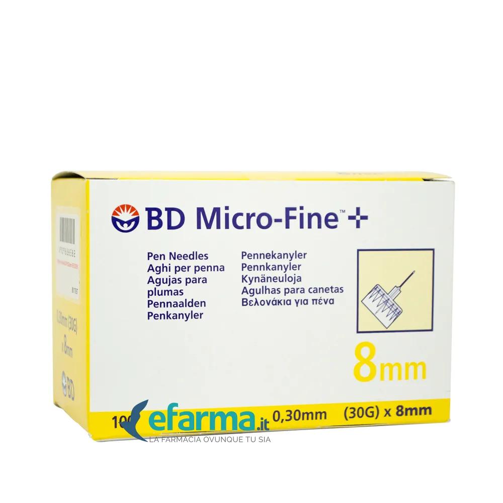 BD Micro-Fine Aghi 30GX8mm per Penna Insulina 100 pezzi