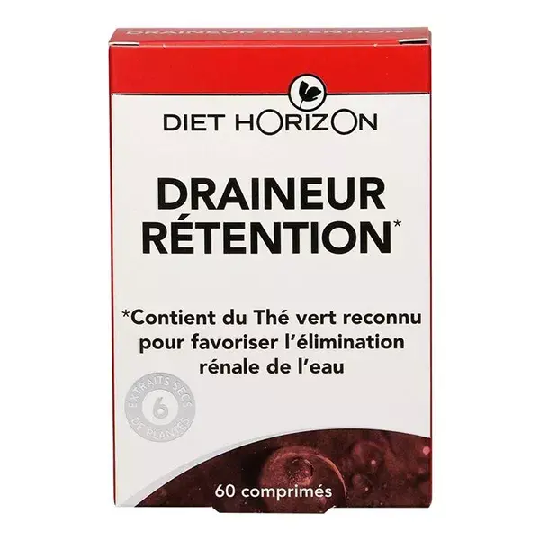 Diet Horizon Draineur Rétention 60 comprimés