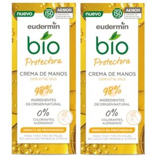 Eudermin Mãos Protetoras Orgânicas 2x75 ml