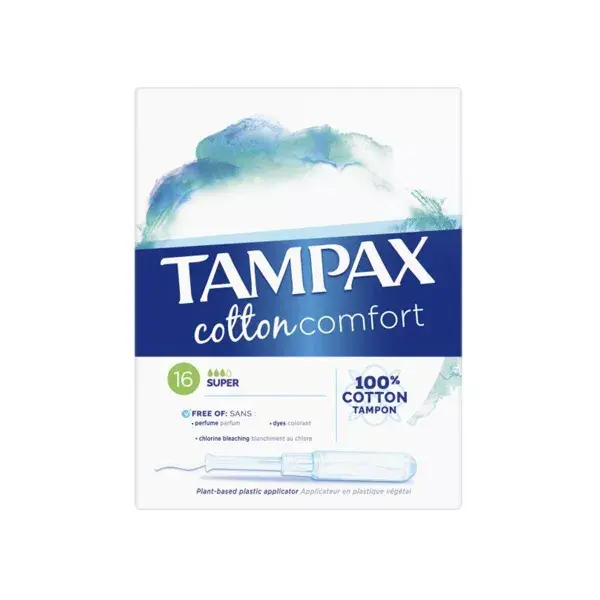 Tampax Cotton Comfort Super 16 tampones 