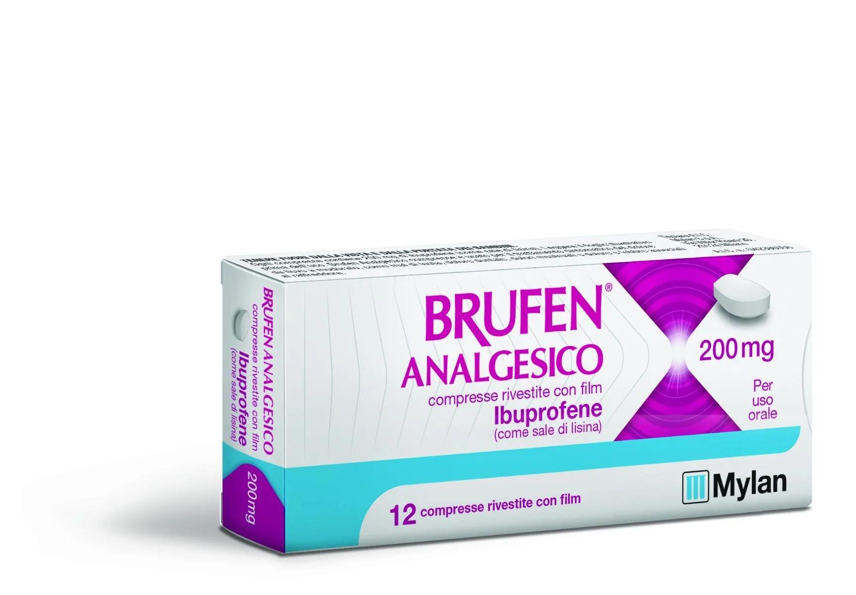 Brufen Analgesico 200 mg Ibuprofene 12 Compresse Rivestite