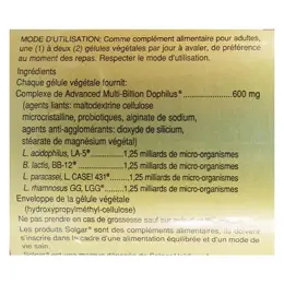 Solgar Advanced Multi-Billion Dophilus 60 gélules végétales