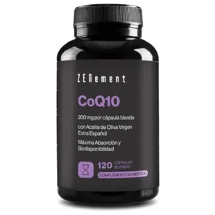 ZENement Coenzyme Q10 + Spanish Organic Extra Virgin Olive Oil 120 Pearls