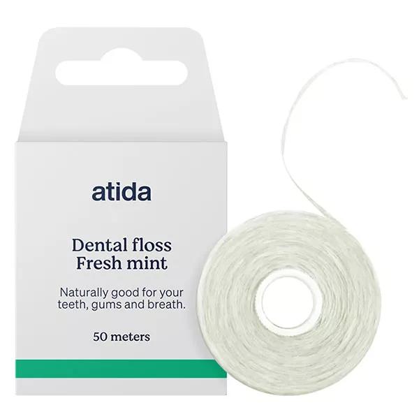Atida Bucco-Dental Filo Interdentale Gusto Menta 50m