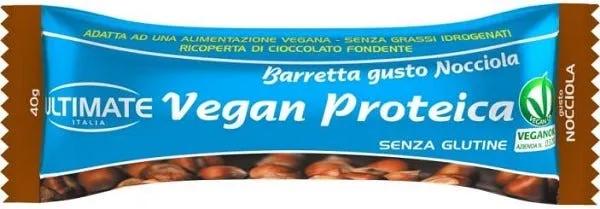 Ultimate Barretta Proteica Vegan Alla Nocciola 40 g