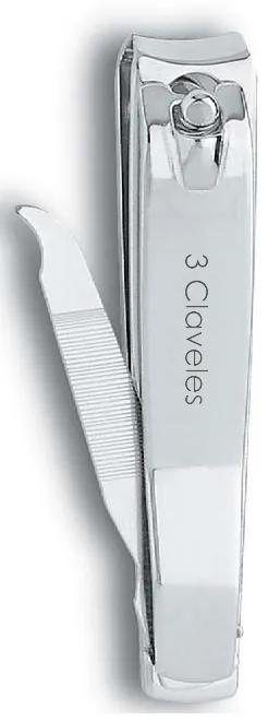 3 Claveles Nail Clippers 8 cm with File