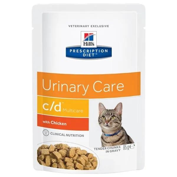 Hill's Prescription Diet C/D Urinary Gatto Pollo Bustina 85G