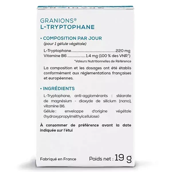 Granions L-Tryptophane 220mg 60 gélules