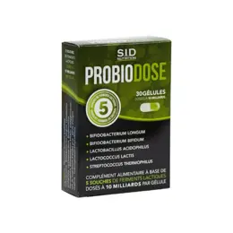 SID Nutrition Santé Tonique Probiodose 30 gélules