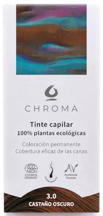 Chroma Tinte Capilar Natural Castaño Oscuro 3.0 100 gr