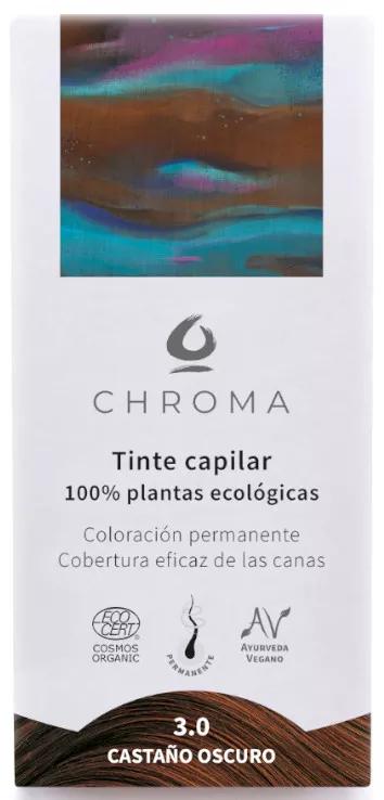 Chroma Natural Haarfarbe Dunkelbraun 3,0 100 gr