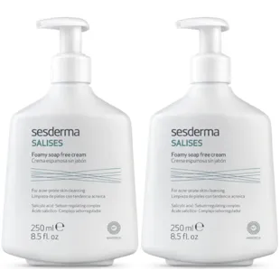Sesderma Salises Schaumcreme ohne Seife 2x250 ml