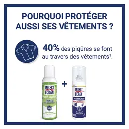 INSECT ECRAN Brume Anti-Moustiques Peau Origine Végétale Aérosol 100ml Lots x2