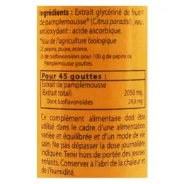 Biotechnie Extrait Fluide Pépin Pamplemousse Bio 30ml