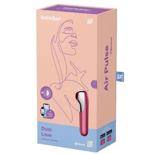 Satisfyer Dual Love Clitoris Sucker with App and Bluetooth 1 unit