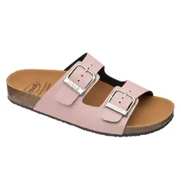 Scholl Chaussures de Confort Mules Greeny Malaren Rose Pailleté Taille 35