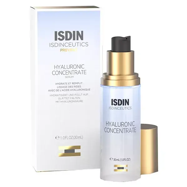 ISDIN Isdinceutics Hyaluronic Concentrate Sérum Hydratant Visage à l'Acide Hyaluronique 30ml