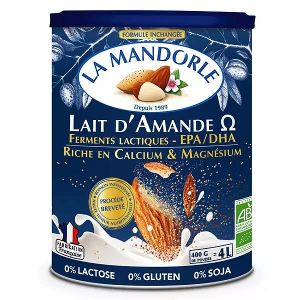 La Mandorle Latte di Mandorla Istantaneo in Polvere Omega Bio 400g
