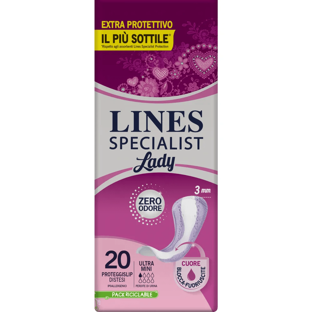 Lines Specialist Lady Long Proteggislip 20 Pezzi