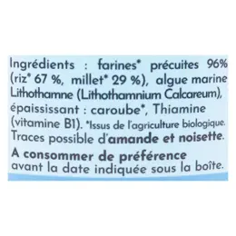 Bébé M Ma 1ère Céréale +4m Bio 400g