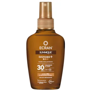 Ecran Sunnique Tanning+ Protective Oil SPF30 Spray 100 ml