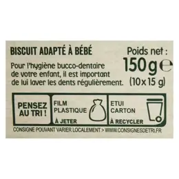 Blédina Les Récoltes Bio Mon Premier Biscuit 150g